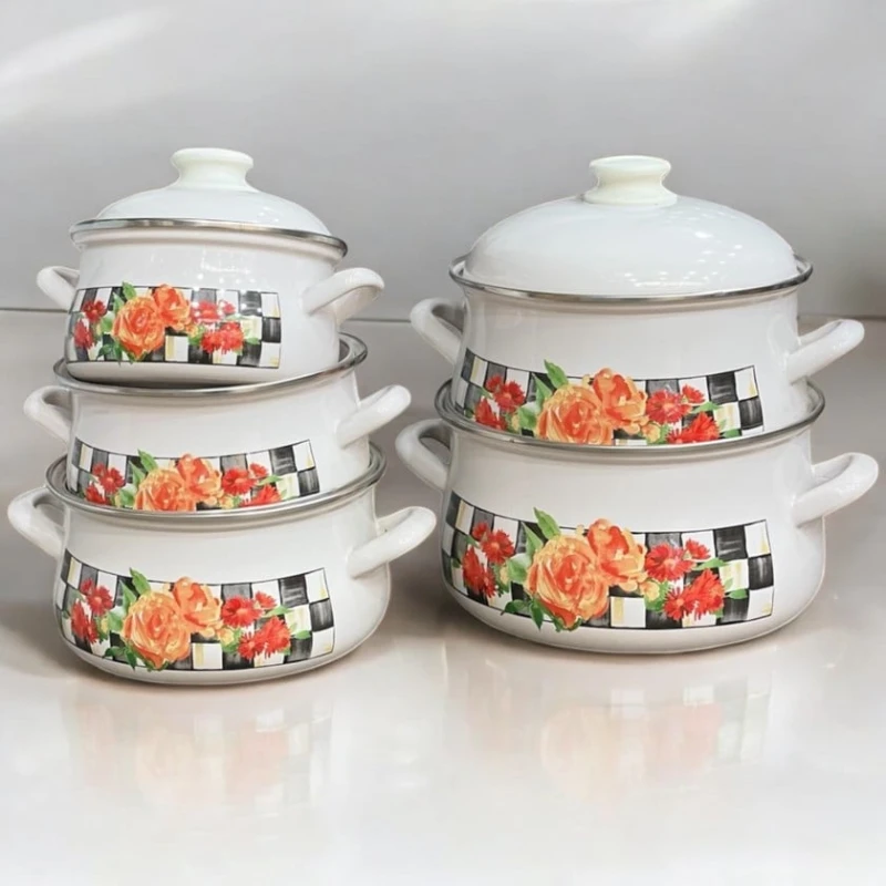 Набор кастрюль Bonera, эмалевое, 16/18/20/22/24 см Набор кастрюль Bonera, эмалевое, 16/18/20/22/24 см