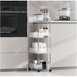 Etajerka 4 mərtəbəli, akril, 22x40x88 sm Etajerka 4 mərtəbəli, akril, 22x40x88 sm