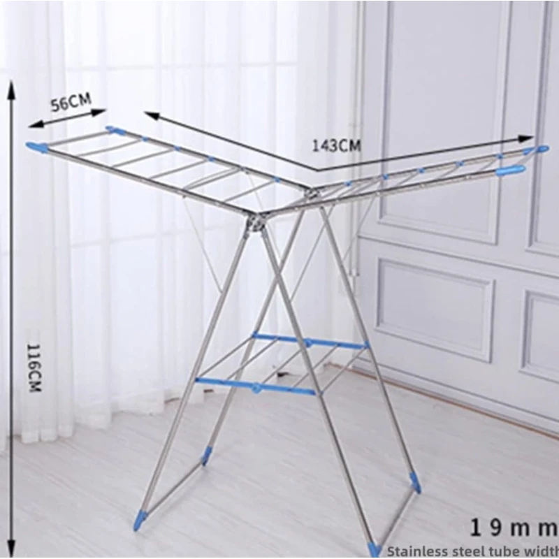 Сушилка для белья Kelebek NP-2203, нержавеющая сталь, 143x56x116 см Сушилка для белья Kelebek NP-2203, нержавеющая сталь, 143x56x116 см