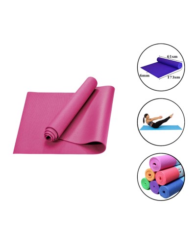 Yoqa üçün mat Yoga mat 1646, çəhrayı