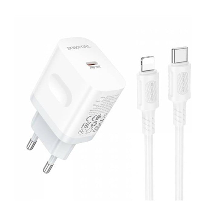 Адаптер для зарядки с одним портом USB-C PD 20 Вт, Borofone BA99A