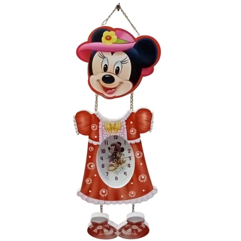 Детские настенные часы SS-024, красные