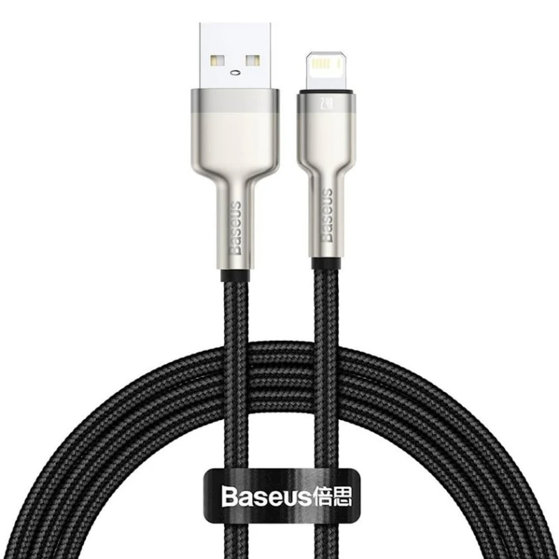 Кабель USB Baseus Cafule Metal Lightning Cable 2.4 A 1 м