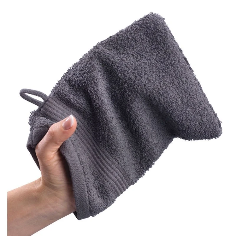 Мочалка-перчатка JYSK Karlstad By Kronborg, хлопок, серый