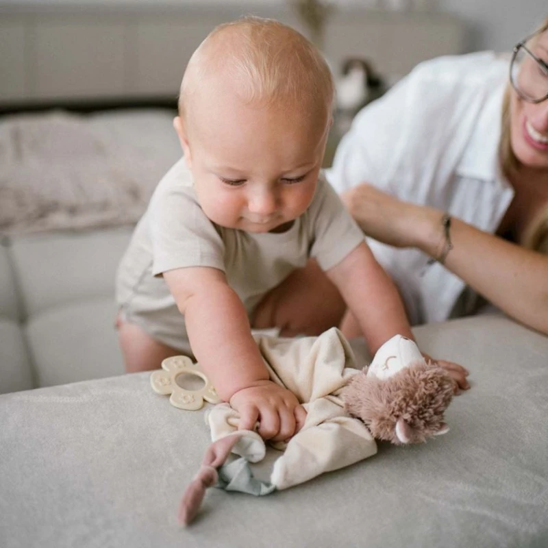 Игрушка-обнимашка Babyono Lama Luma, текстиль, бежевая, 40х40 см Игрушка-обнимашка Babyono Lama Luma, текстиль, бежевая, 40х40 см