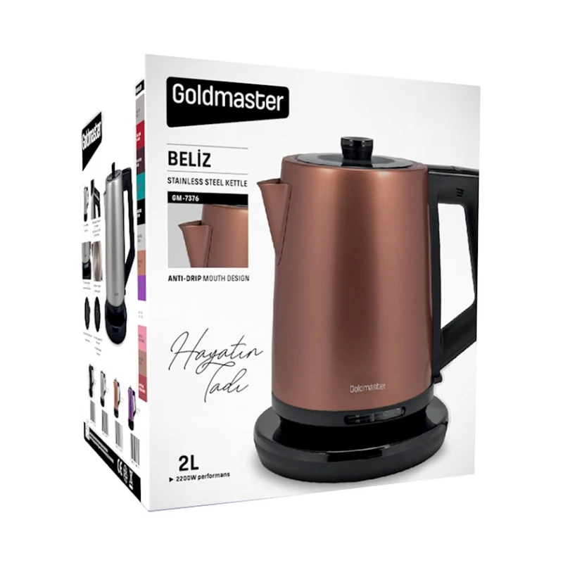 Электрочайник Goldmaster GM-7376G Gold Электрочайник Goldmaster GM-7376G Gold