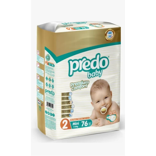 Подгузники Predo Baby Mini 2, 3-6 кг, 76 шт. Подгузники Predo Baby Mini 2, 3-6 кг, 76 шт.