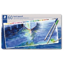 Rəngli karandaşlar dəsti Staedtler Karat Aquarell, 60 rəng