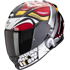 Motosikl dəbilqəsi Scorpion EXO-491 Pirate Red, ölçü S