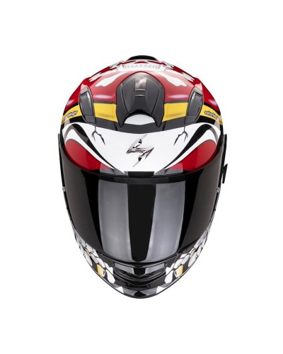 Motosikl dəbilqəsi Scorpion EXO-491 Pirate Red, ölçü S