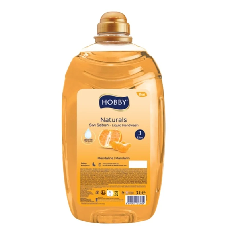 Жидкое мыло Hobby Naturals Mandarin 3 л Жидкое мыло Hobby Naturals Mandarin 3 л