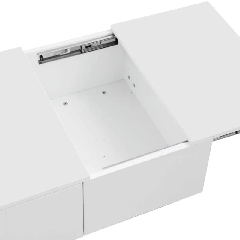 Журнальный стол Art-119, 50x100x30 см, ламинат, белый Журнальный стол Art-119, 50x100x30 см, ламинат, белый