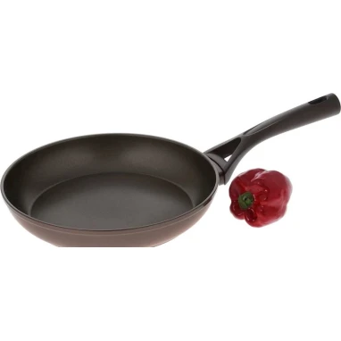 Сковородка Pyrex Gusto 26 см, алюминий, коричневая Сковородка Pyrex Gusto 26 см, алюминий, коричневая