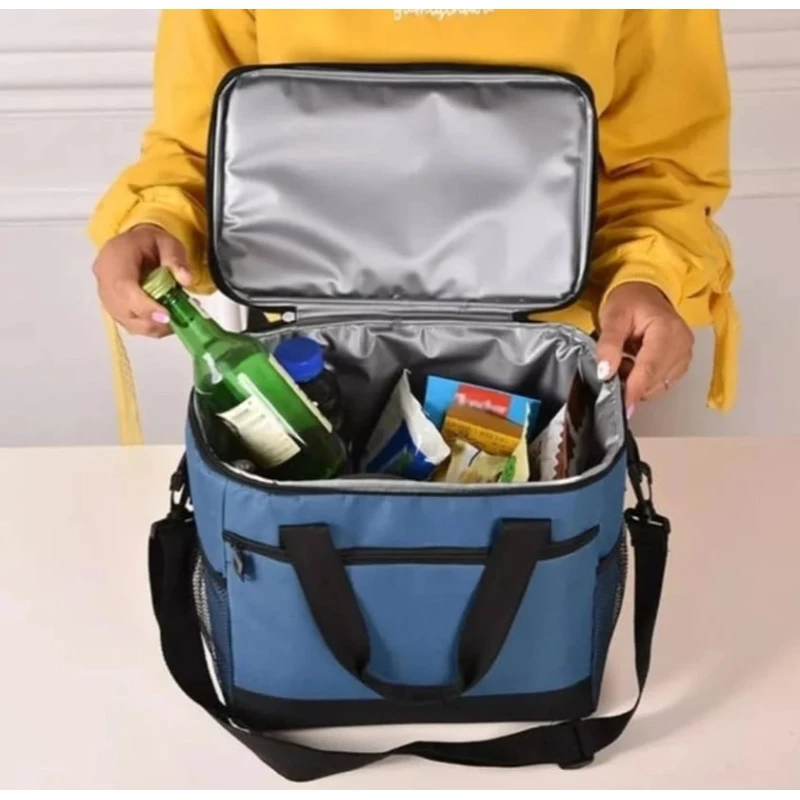 Термосумка, синий, 26х19х21 см Термосумка, синий, 26х19х21 см