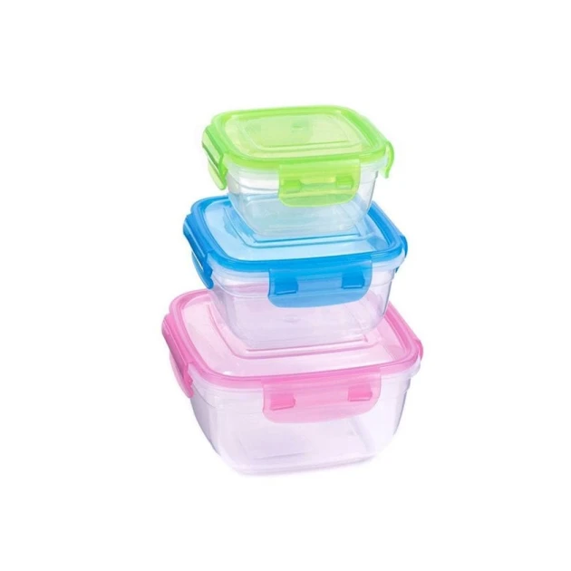 Набор контейнеров Stars Plastik пластик, синий/розовый/зеленый, 3 шт, 275 мл/500 мл/900 мл Набор контейнеров Stars Plastik пластик, синий/розовый/зеленый, 3 шт, 275 мл/500 мл/900 мл