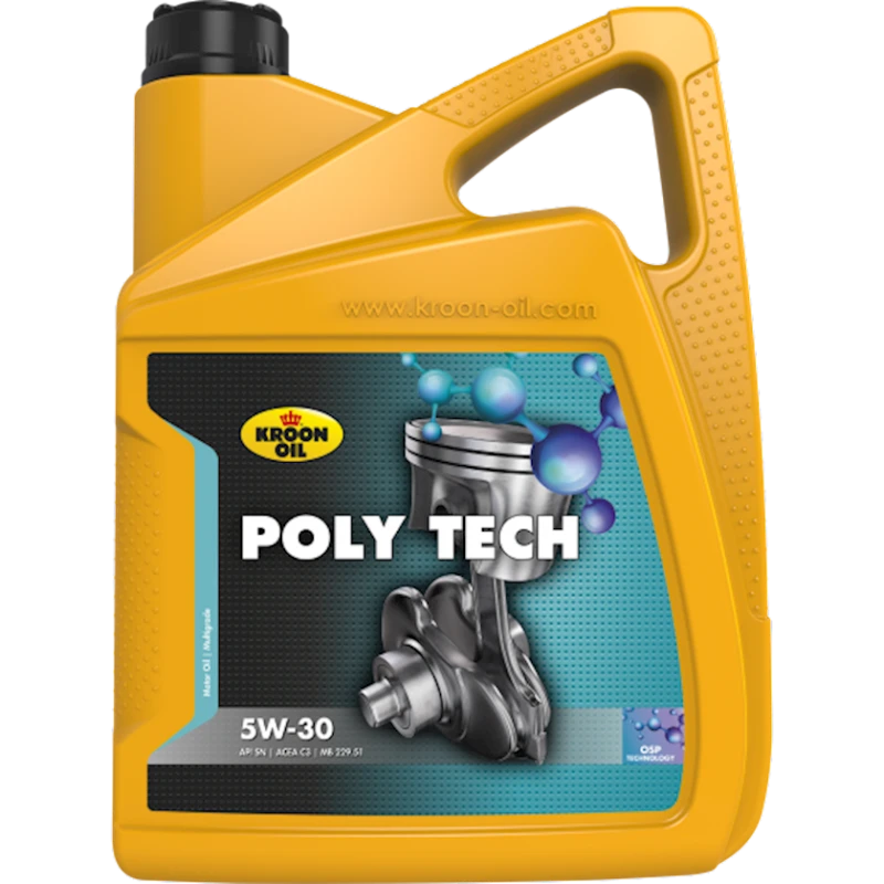 Моторное масло Kroon-Oil Poly Tech 5W30, 5 л