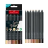 Набор цветных карандашей Faber-Castell Black Edition Skin Tone 116414, 12 цветов Набор цветных карандашей Faber-Castell Black Edition Skin Tone 116414, 12 цветов