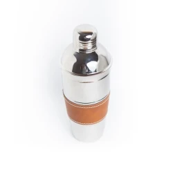 Şeyker Hom-me Winston, 9x9x24 sm, paslanmayan polad/süni dəri