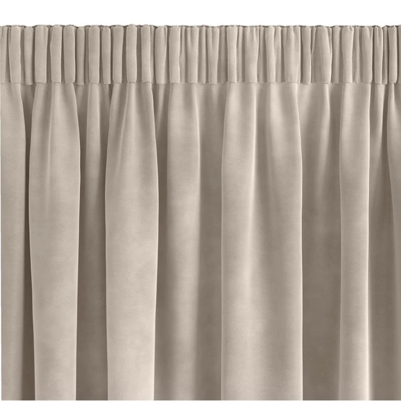 Штора JYSK AUSTRA 5080007, 140x175 см, бархат, бежевый Штора JYSK AUSTRA 5080007, 140x175 см, бархат, бежевый