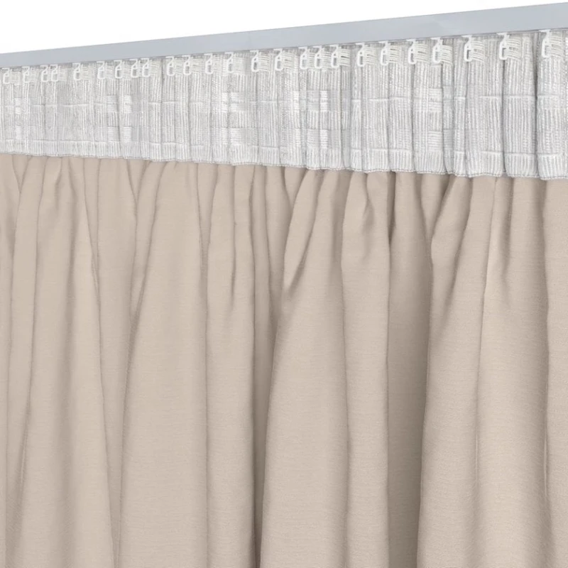 Штора JYSK AUSTRA 5080007, 140x175 см, бархат, бежевый Штора JYSK AUSTRA 5080007, 140x175 см, бархат, бежевый