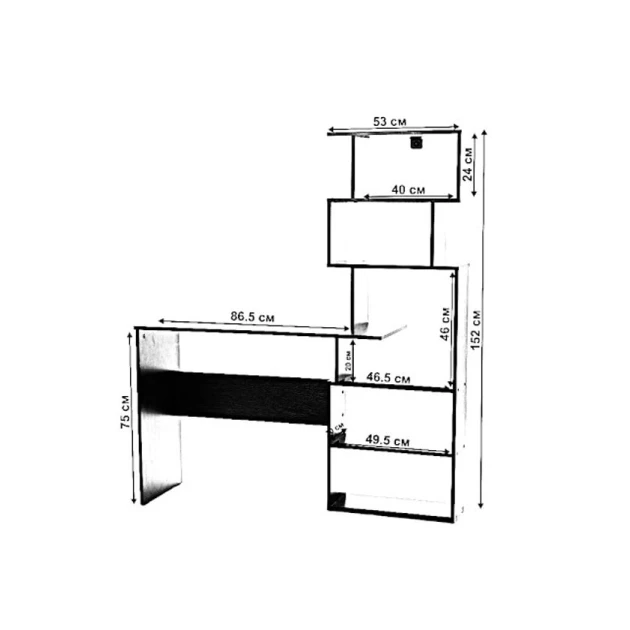 Компьютерный стол Art Mebel House 150