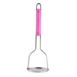 Картофелемялка HMSD_k482 металл, розовая, 28 см Картофелемялка HMSD_k482 металл, розовая, 28 см