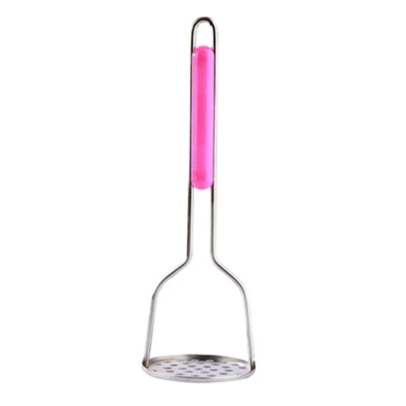 Kartof əzən HMSD_k482 metal, çəhrayı, 28 sm