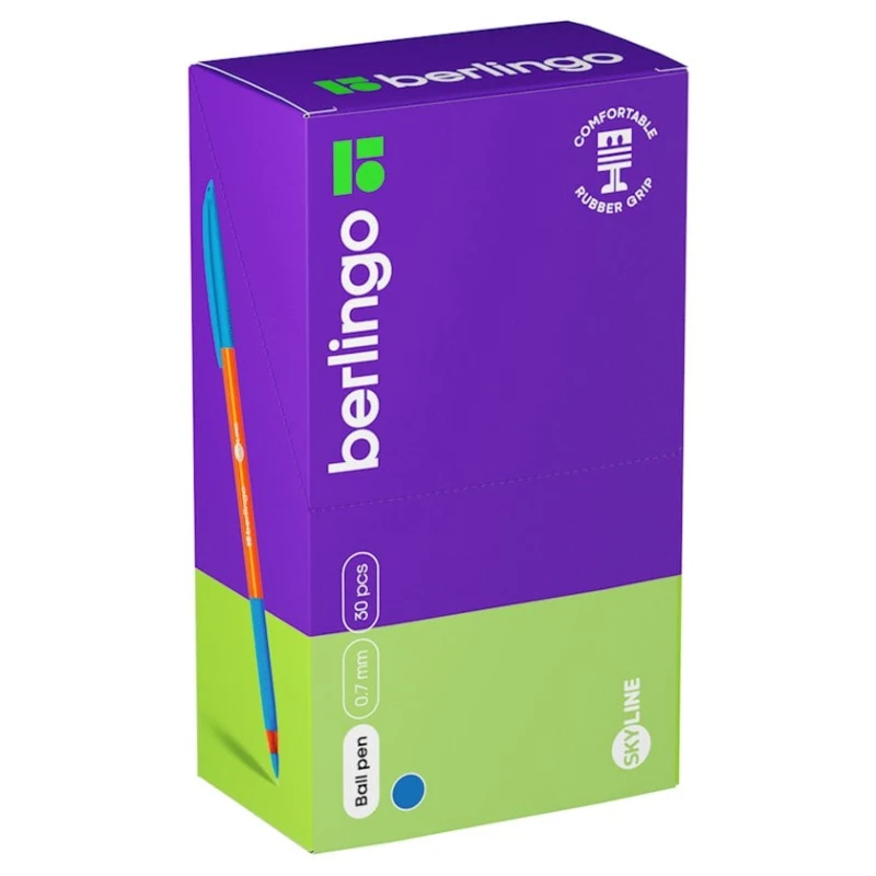Шариковая ручка Berlingo Skyline 0.7 мм, синий Шариковая ручка Berlingo Skyline 0.7 мм, синий