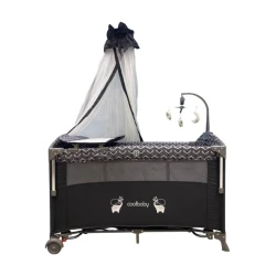 Детская кроватка smr778, черная Детская кроватка smr778, черная