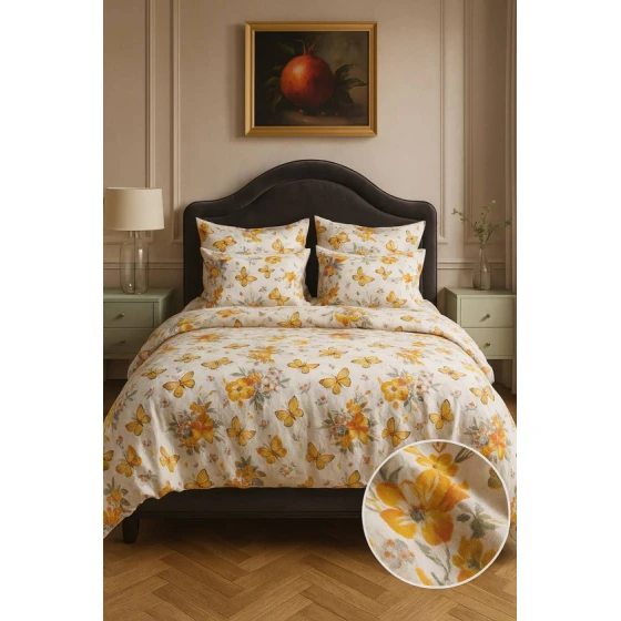 Комплект постельного белья Narlı 1488, простыня 240x260 см, пододеяльник 200x220 см, наволочки 50x70 см 2 шт, поликоттон, двуспальный, разноцветный Комплект постельного белья Narlı 1488, простыня 240x260 см, пододеяльник 200x220 см, наволочки 50x70 см 2 шт, поликоттон, двуспальный, разноцветный