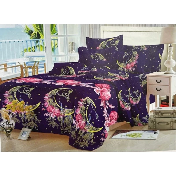 Комплект постельного белья Sahara SHA-0000481, пододеяльник 160x240 см, простыня 160x220 см, 1 шт наволочки 50x70 см, односпальный, сатин, разноцветный Комплект постельного белья Sahara SHA-0000481, пододеяльник 160x240 см, простыня 160x220 см, 1 шт наволочки 50x70 см, односпальный, сатин, разноцветный