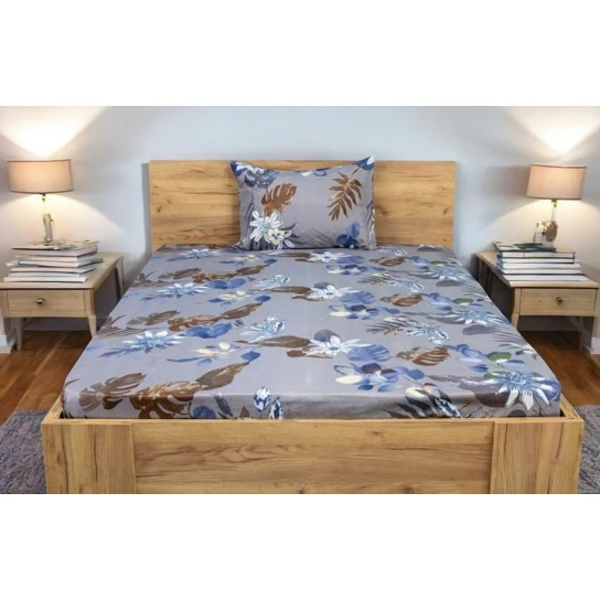 Yataq dəsti Luxe Cotton Lu-xe-000281, mələfə 160x200 sm, yastıq üzü 50х70 sm, birnəfərlik, pambıq, rəngbərəng