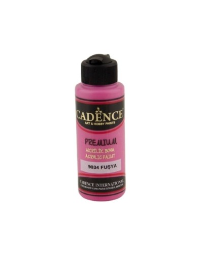 Akril boya Cadence Premium Acrylic Paint 9034 Fuchsia, 120 ml