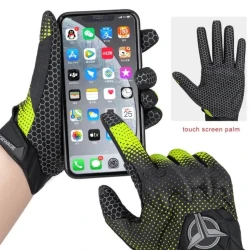 Velosiped əlcəyi Gewage GY-1101, ölçü M/L, qara/qırmızı