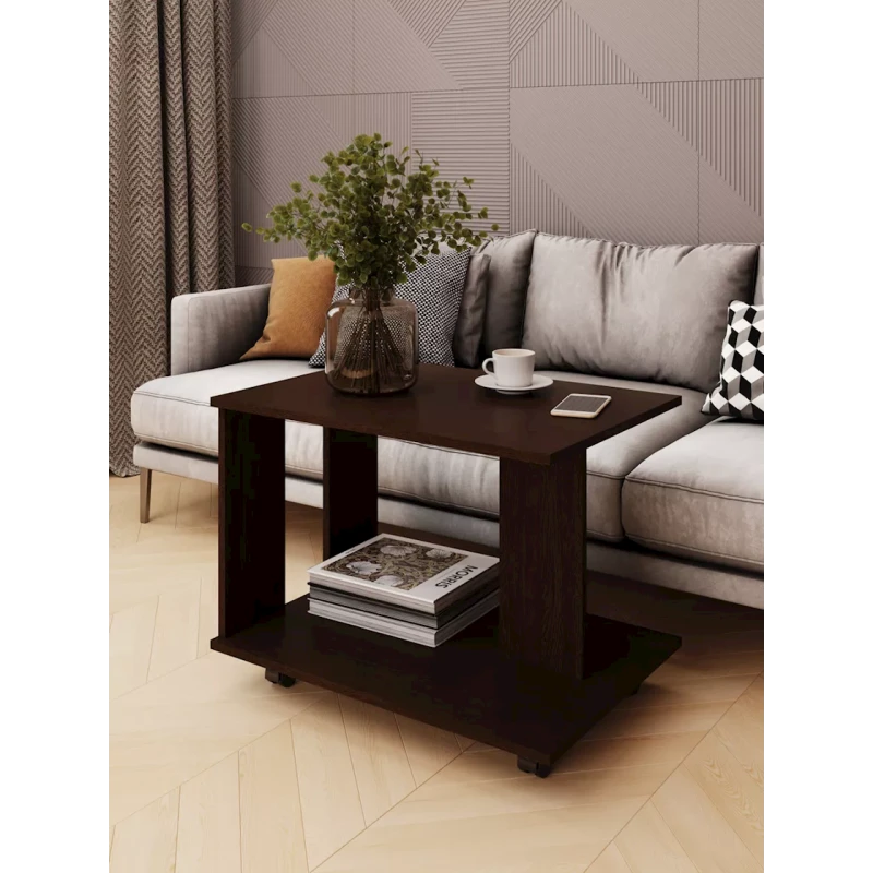 Журнальный столик Vesta, 49x69x51 см, ЛДСП, венге