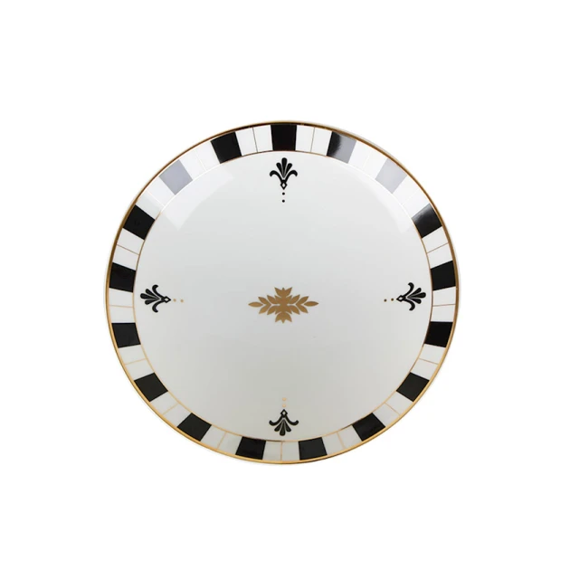 Тарелка глубокая Porland Palms фарфор, разноцветная, 26 см