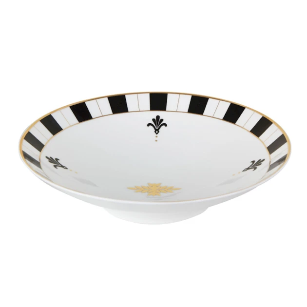 Тарелка глубокая Porland Palms фарфор, разноцветная, 26 см