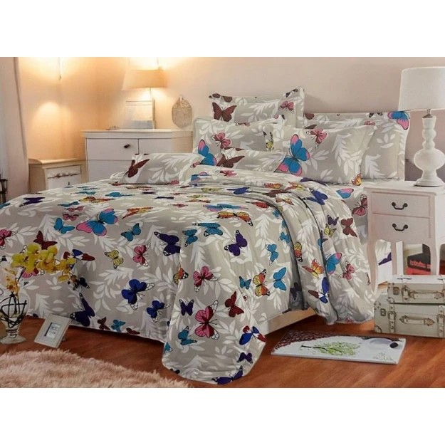 Комплект постельного белья Luxe Cotton Lu-xe-000549, двуспальный, сатин, пододеяльник 230x240 см, простыня 200x220 см, наволочки 2 шт х 50x70 см, разноцветный Комплект постельного белья Luxe Cotton Lu-xe-000549, двуспальный, сатин, пододеяльник 230x240 см, простыня 200x220 см, наволочки 2 шт х 50x70 см, разноцветный