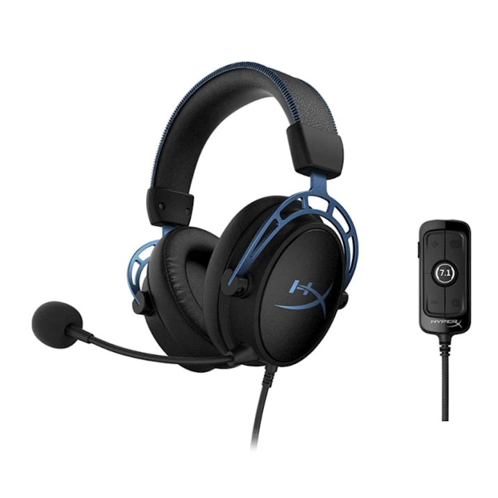 Наушники-гарнитура HyperX Cloud Alpha S Blue