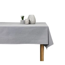 Скатерть JYSK Agermynte, прямоугольная, 140x240 см, хлопок/полиэстер, 190 г/м², Grey Скатерть JYSK Agermynte, прямоугольная, 140x240 см, хлопок/полиэстер, 190 г/м², Grey