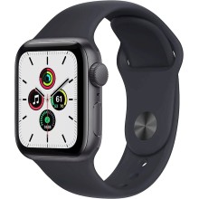 Ağıllı saat Apple Watch SE GPS 40mm Space Gray Aluminum Case with Midnight Sport Band ( MKQ13LL/A )
