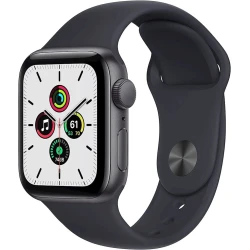 Смарт-часы Apple Watch SE GPS 40mm Space Gray Aluminum Case with Midnight Sport Band ( MKQ13LL/A )