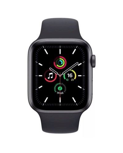 Ağıllı saat Apple Watch SE GPS 40mm Space Gray Aluminum Case with Midnight Sport Band ( MKQ13LL/A )