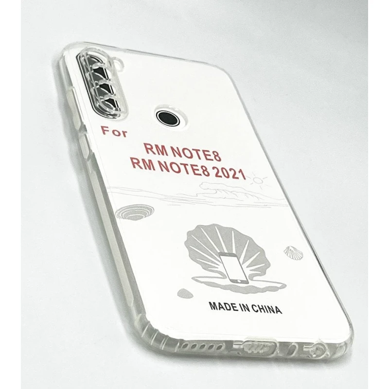 Çexol SS791 Xiaomi Redmi Note 8 üçün Transparent