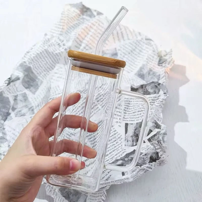 Чашка 413, с трубочкой, прозрачная, 400 мл Чашка 413, с трубочкой, прозрачная, 400 мл