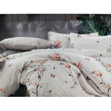 Yataq dəsti MiraNova SF-407, ikinəfərlik, pambıq, rəngbərəng, mələfə 240x260 sm, yorğan üzü 200x220 sm, yastıq üzü 50x70 sm (2 əd)