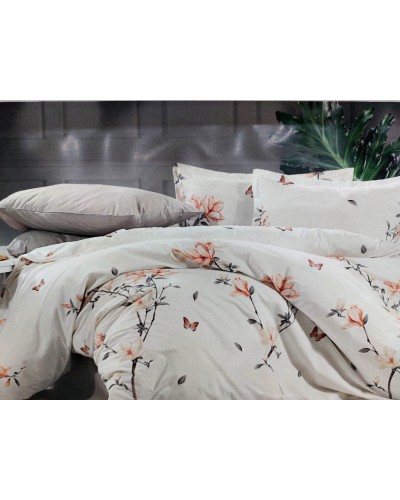 Yataq dəsti MiraNova SF-407, ikinəfərlik, pambıq, rəngbərəng, mələfə 240x260 sm, yorğan üzü 200x220 sm, yastıq üzü 50x70 sm (2 əd)