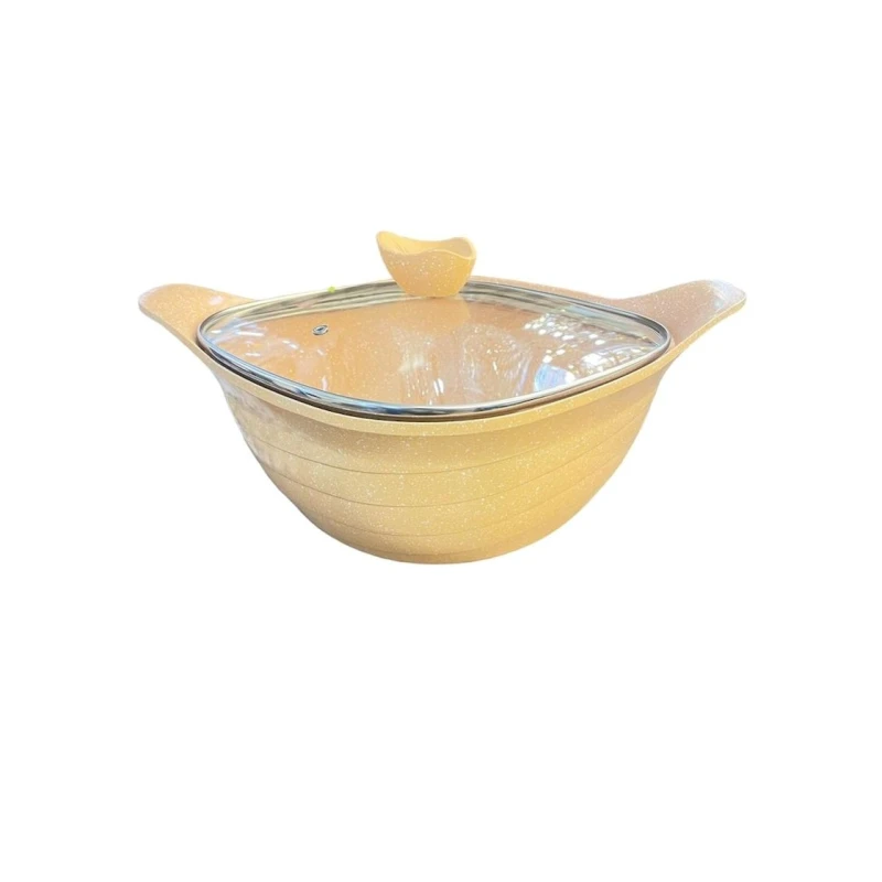 Набор кастрюль Jio ZTW-QZ35, 22/24/28/32 см, гранит/стекло, бежевый Набор кастрюль Jio ZTW-QZ35, 22/24/28/32 см, гранит/стекло, бежевый