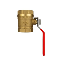 Клапанный кран Güvən DN40 PN25 красный