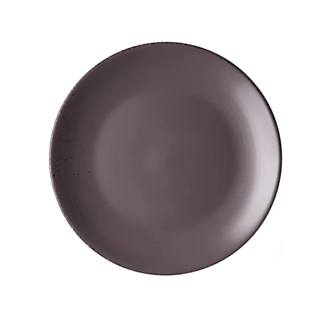 Десертная тарелка Ardesto Lucca AR2919GMC, 19 см, керамика, коричневая